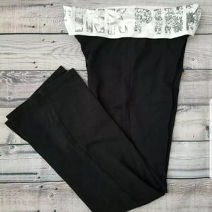 Victoria Secret Pink silver sequin yoga pants